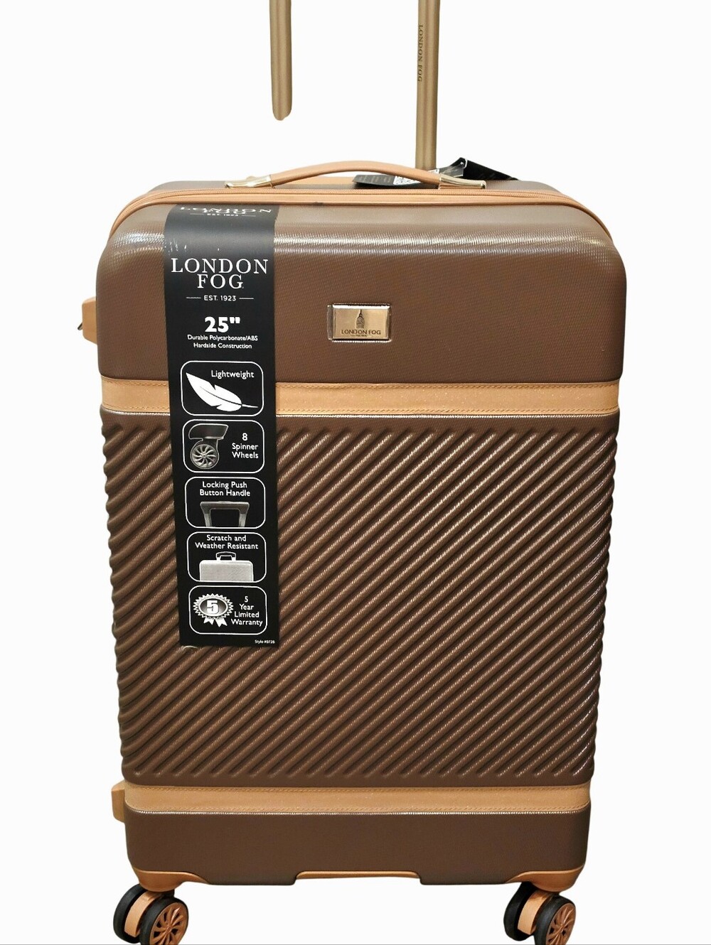 London Fog Northwood Collection 25" Hardside Spinner Luggage